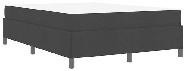 Krevet s opruga kutije Crna 140 x 200 cm tkanina - Crna / 140 x 200 cm