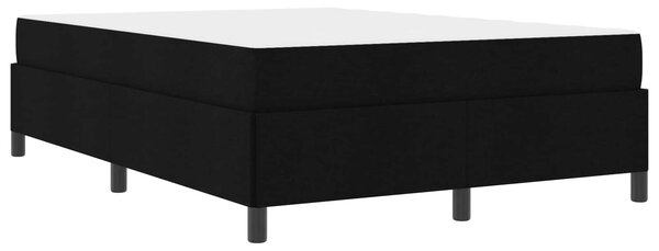 Krevet s opruga kutije Crna 140 x 200 cm tkanina - Crna / 140 x 200 cm