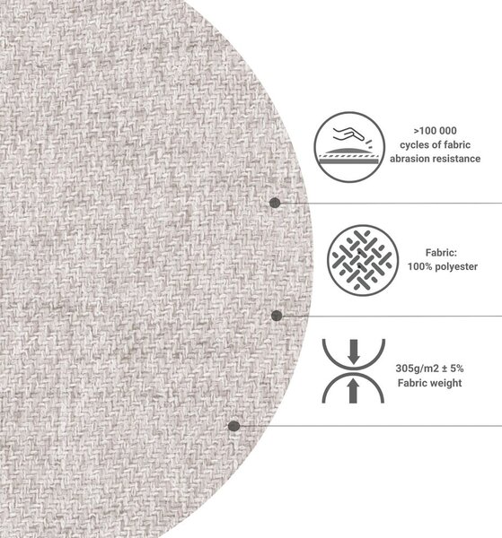 Bež/u prirodnoj boji boxspring krevet s prostorom za pohranu 160x200 cm Faro – Maison de Rêve