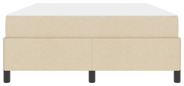 Krevet s opruga kutije Krema 160 x 200 cm tkanina - Krem / 160 x 200 cm
