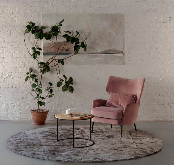 Tepih Aracelis Steel Grey Round