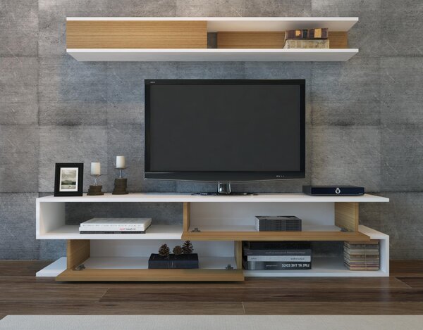 Zondo.hr Set za dnevni boravak Simpsonic (teak + bijela). Akcija -30%. 1102577