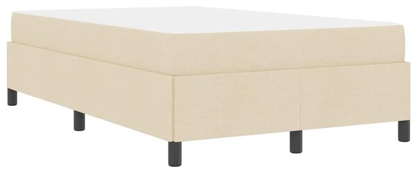 Krevet s opruga kutije Krema 120 x 190 cm tkanina - Krem / 120 x 190 cm
