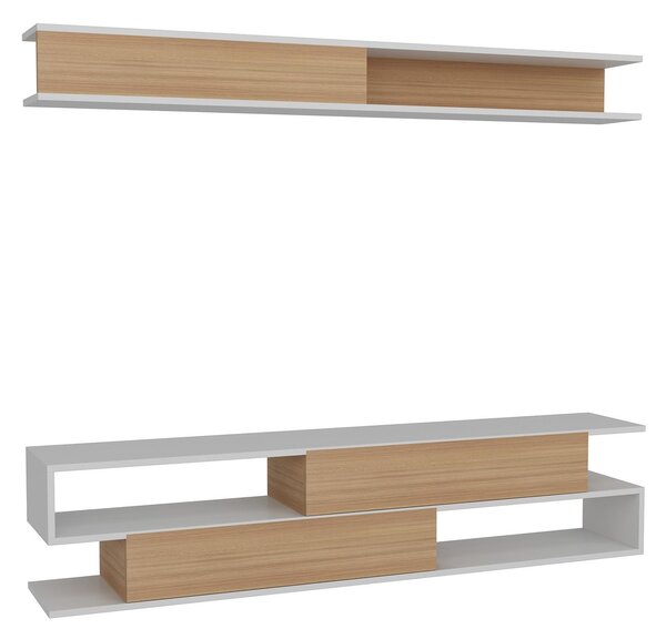 Zondo.hr Set za dnevni boravak Simpsonic (teak + bijela). Akcija -30%. 1102577