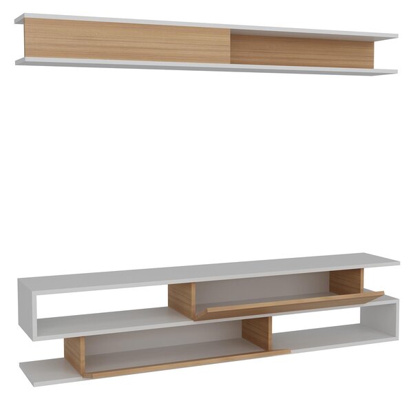 Zondo.hr Set za dnevni boravak Simpsonic (teak + bijela). Akcija -30%. 1102577