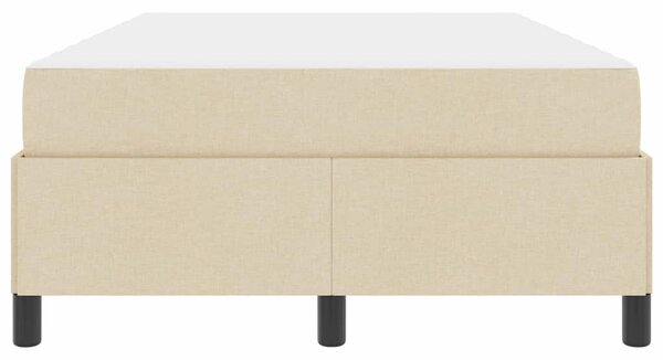 Krevet s opruga kutije Krema 120 x 190 cm tkanina - Krem / 120 x 190 cm