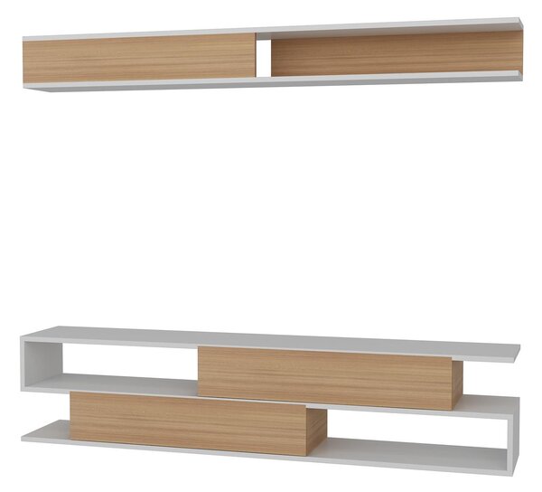Zondo.hr Set za dnevni boravak Simpsonic (teak + bijela). Akcija -30%. 1102577
