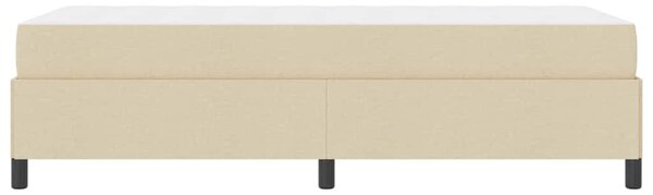 Krevet s opruga kutije Krema 80 x 200 cm tkanina - Krem / 80 x 200 cm