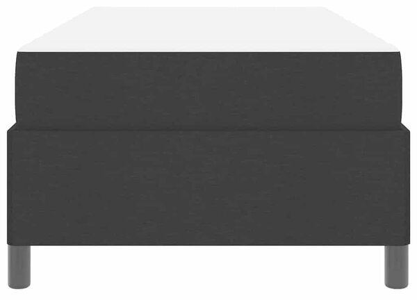 Krevet s opruga kutije Crna 90 x 200 cm tkanina - Crna / 90 x 200 cm