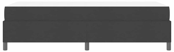 Krevet s opruga kutije Crna 90 x 200 cm tkanina - Crna / 90 x 200 cm