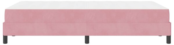 Krevet s opruga kutije Ružičasta 120 x 220 cm tkanina - Ružičasta / 120 x 220 cm