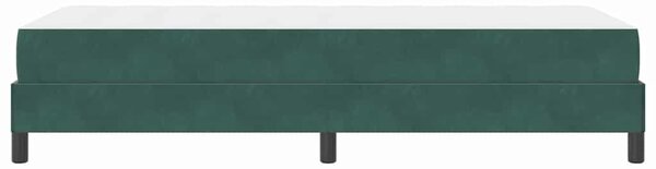 Krevet s opruga kutije Tamnozelena 80 x 220 cm tkanina - Zelena / 80 x 220 cm
