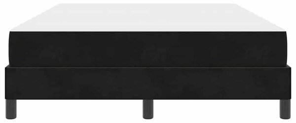 Krevet s opruga kutije s madracem Crna 160 x 210 cm tkanina - Crna / 160 x 210 cm