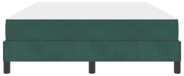 Krevet s opruga kutije Tamnozelena 140 x 190 cm tkanina - Zelena / 140 x 190 cm