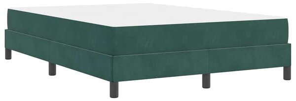 Krevet s opruga kutije Tamnozelena 140 x 190 cm tkanina - Zelena / 140 x 190 cm