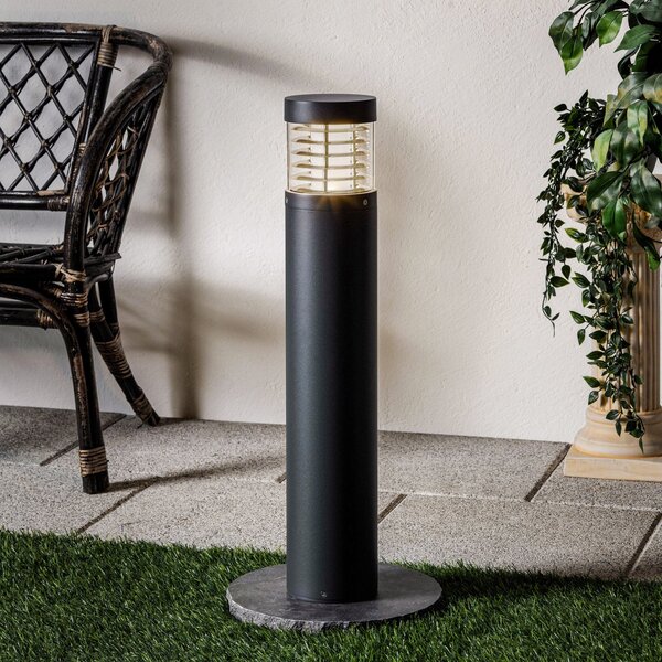 Lucande LED putna svjetiljka Lucius, 65cm, antracit, metal, IP54, Crno, Aluminij