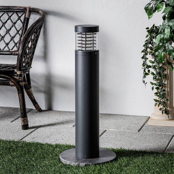 Lucande LED putna svjetiljka Lucius, 65cm, antracit, metal, IP54, Crno, Aluminij