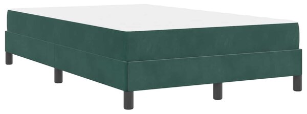 Krevet s opruga kutije Tamnozelena 120 x 190 cm tkanina - Zelena / 120 x 190 cm