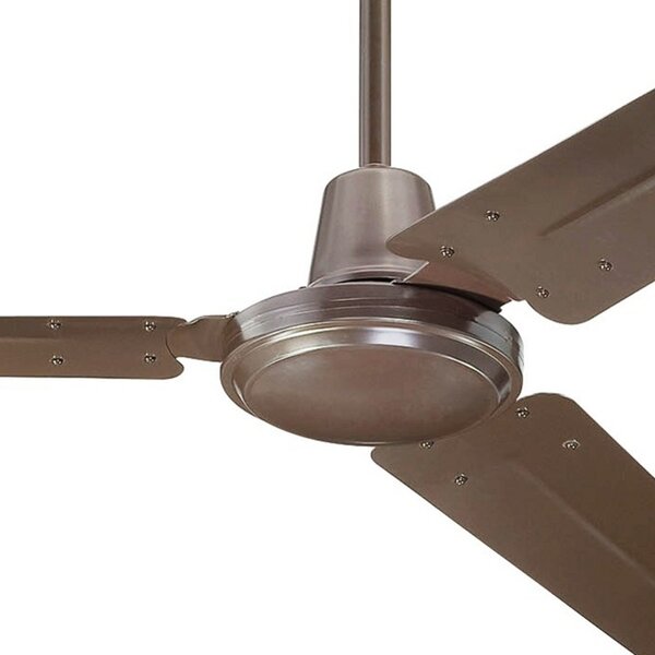 Westinghouse industrijski stropni ventilator, smeđa, tih, 142 cm, Smeđa / hrđa, Dnevni boravak/blagovaonica, Metal