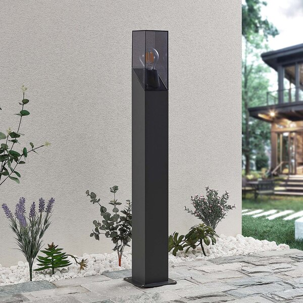 Lucande staza Fiola, 80 cm, antracit, IP54, prigušiva, Crno, Metal