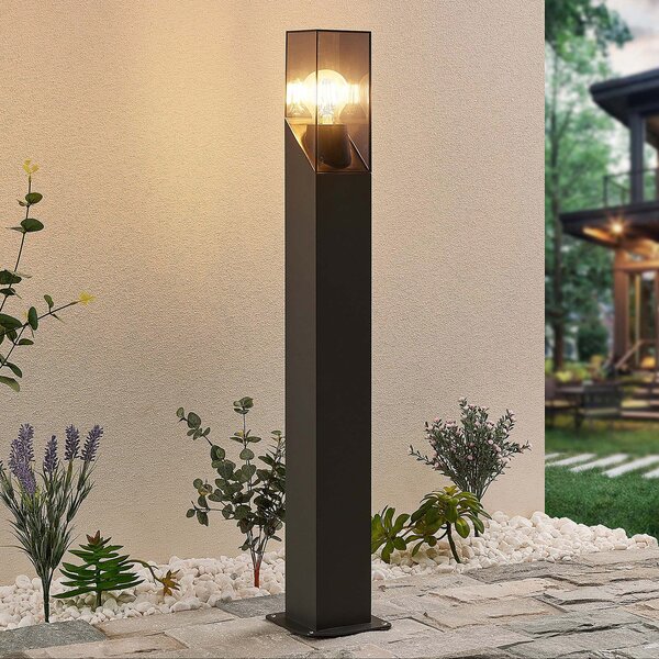 Lucande staza Fiola, 80 cm, antracit, IP54, prigušiva, Crno, Metal