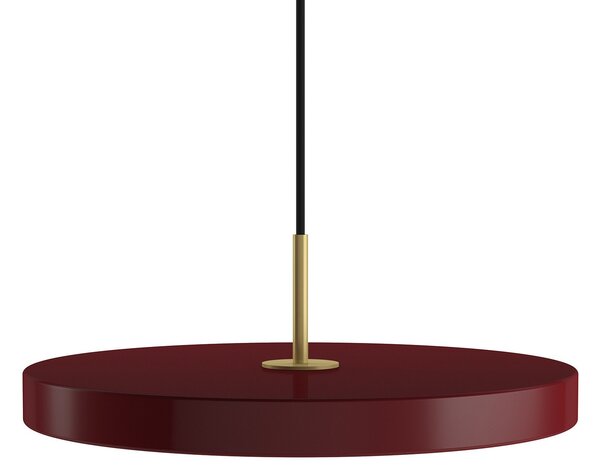UMAGE Asteria mini viseća lampa mjed rubin crvena
