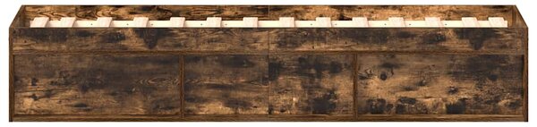 Okvir kreveta boja hrasta 75 x 190 cm mali za jednu osobu - Smeđa / 75 x 190 cm