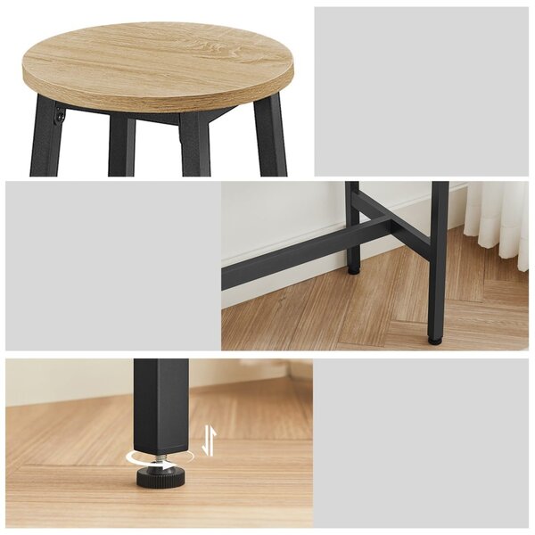 Blagovaonski set 1+2, barski stol 100x40 cm i barske stolice TAYLOR SONOMA