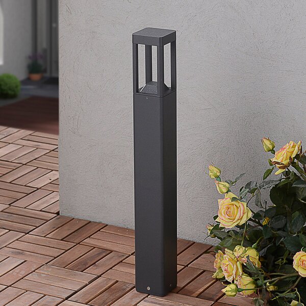 Lucande LED staza Bernd, 60 cm, antracit, aluminij, Crno, Metal