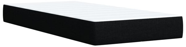 Box spring krevet s madracem crni 80 x 200 cm od tkanine - Crna / 80 x 200 cm
