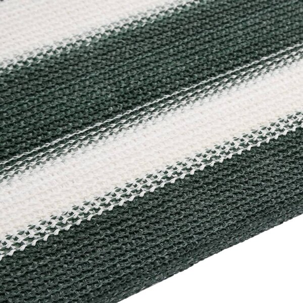 Mreža za privatnost zelena-bijela 2 x 10 m HDPE 150 g/m² - Zelena / 2 x 10 m (150 g)