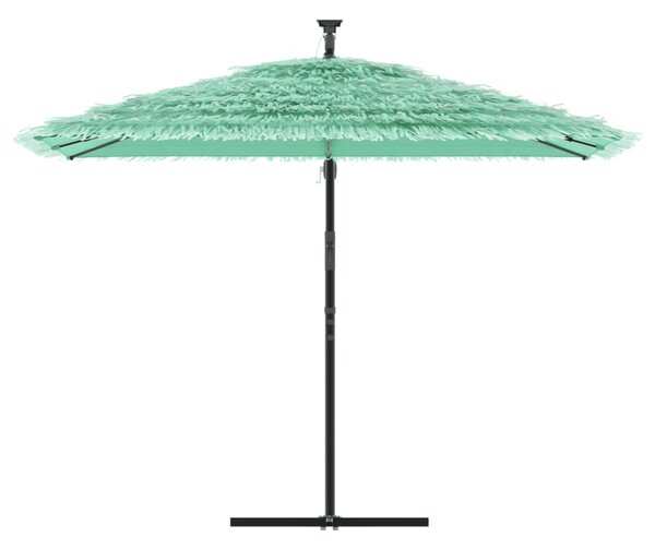 Vrtni suncobran s drvenim stupom zeleni 290x290x238 cm - Zelena / 290 x 290 x 238 cm
