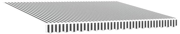 Tenda na ručno uvlačenje s LED antracit i bijela 400x300 cm - Antracitno siva / 400 x 300 cm