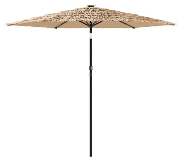 Vrtni suncobran s čeličnom šipkom smeđi 268x268x226 cm - Smeđa / 268 x 268 x 226 cm