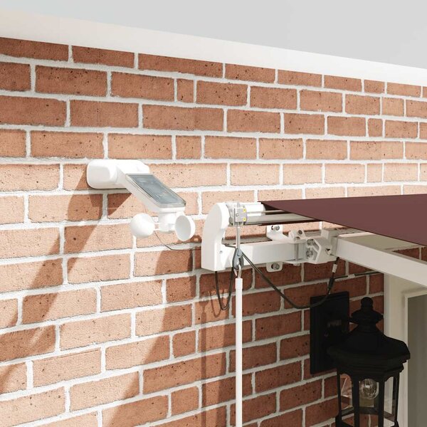Tenda na automatsko uvlačenje s LED smeđa 500x300 cm - Smeđa / 500 x 300 cm
