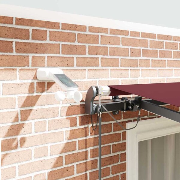 Tenda na automatsko uvlačenje s LED svjetlima bordo 300x250 cm - Bordo / 300 x 250 cm
