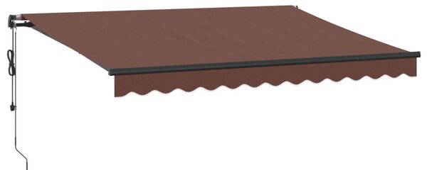 Tenda na automatsko uvlačenje smeđa 350 x 250 cm - Smeđa / 3.5 x 2.5 m