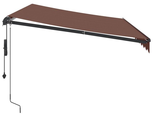 Tenda na automatsko uvlačenje smeđa 350 x 250 cm - Smeđa / 3.5 x 2.5 m