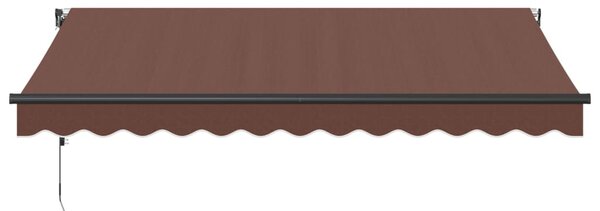 Tenda na automatsko uvlačenje smeđa 350 x 250 cm - Smeđa / 3.5 x 2.5 m