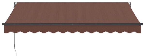 Tenda na ručno uvlačenje smeđa 350 x 250 cm - Smeđa / 3.5 x 2.5 m