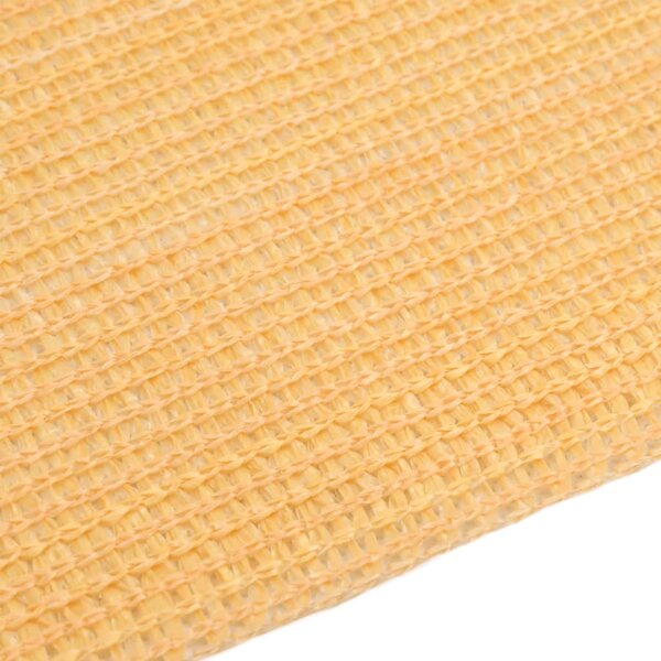 Mreža za privatnost boja pijeska 1 x 10 m HDPE 150 g/m² - Žuta / 1 x 10 m (150 g)