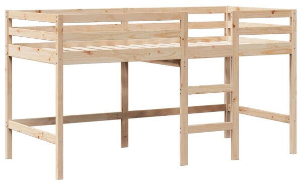 Visoki krevet s krovom 75 x 190 cm od masivne borovine - Smeđa / 75 x 190 cm
