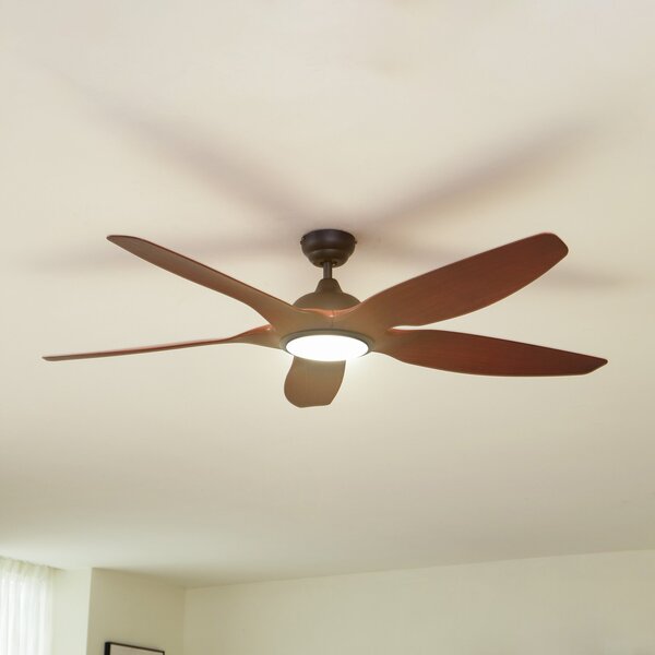 Lucande Omendo LED stropni ventilator, crni, DC, tih, CCT, prigušiva, Crno, Dnevni boravak/blagovaonica, Metal