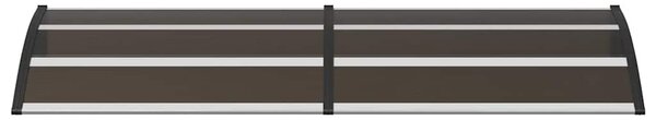 Nadstrešnica za vrata crna 200 x 75 cm PC - Crna / 200 x 75 cm
