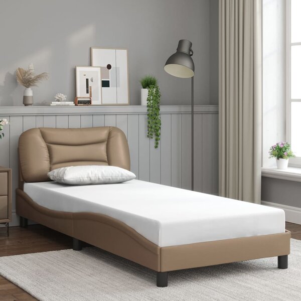 Okvir kreveta s LED-om bez madraca Hvar cappuccino 80x200 cm - Smeđa / 80 x 200 cm