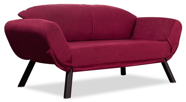 Atelier Del Sofa Dvosjed na razvlačenje, Kesten, Genzo - Maroon