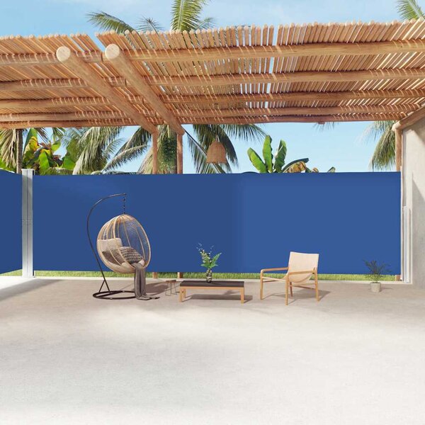 Uvlačiva bočna tenda plava 220 x 1200 cm - Plava / 220 x 1200 cm