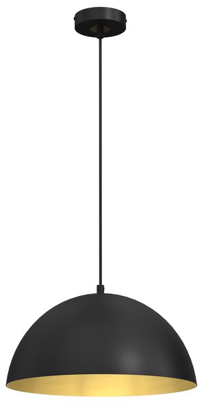 BETA BLACK/GOLD viseća lampa 1xE27 35cm