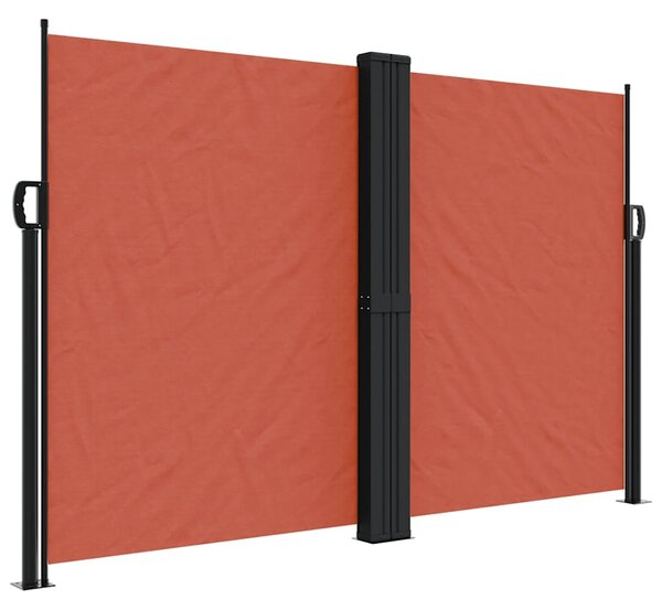 Bočna tenda na uvlačenje terakota 160 x 1000 cm - Narančasta / 160 x 1000 cm