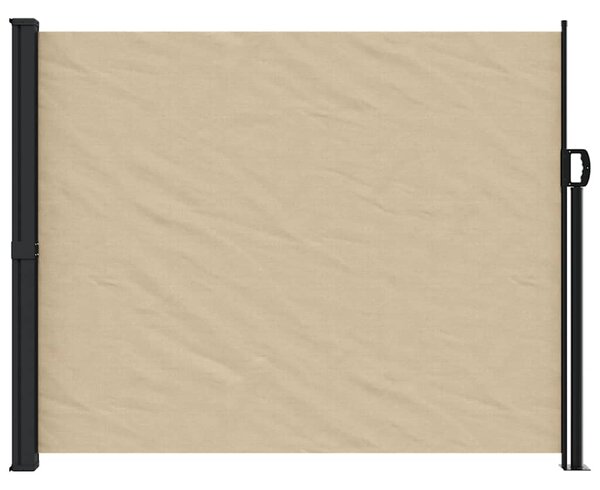 Bočna tenda na uvlačenje bež 160 x 500 cm - Bež / 160 x 500 cm